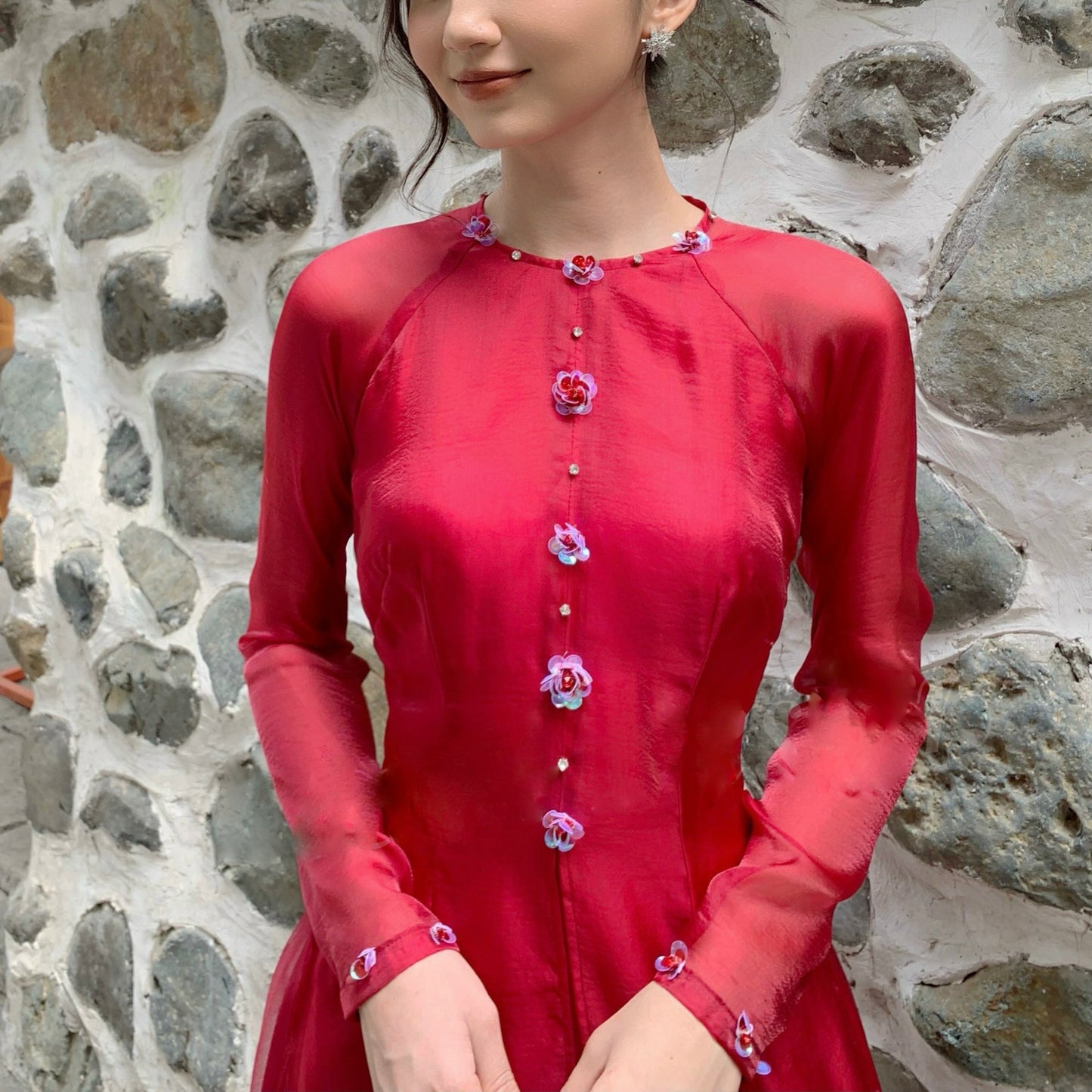 Vietnamese Modern Style Ao Dai