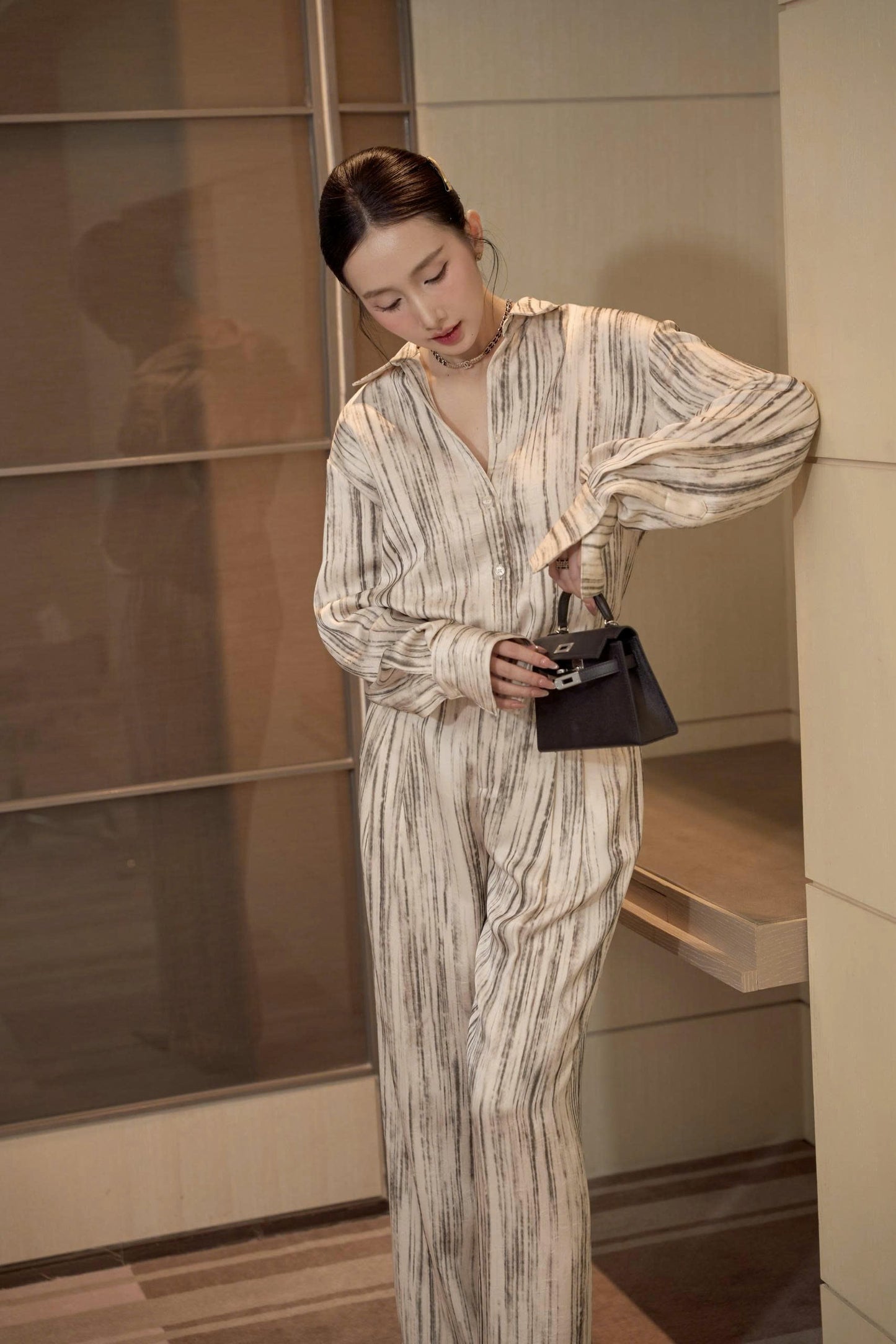 Cocobebe Button up shirt & pants set