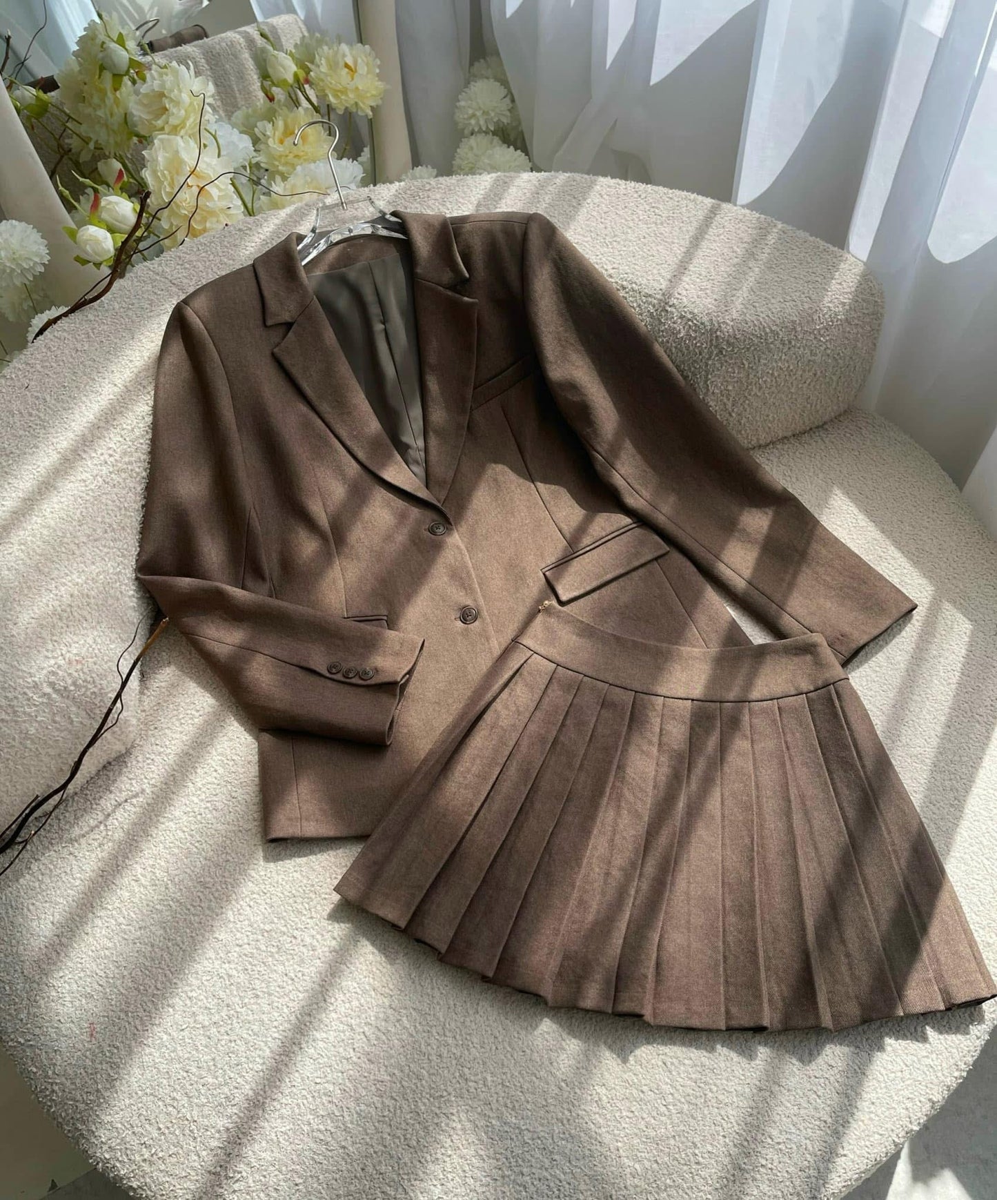 Dad Blazer & Pleated Skort