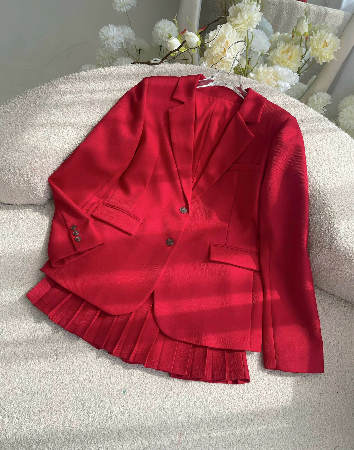 Dad Blazer & Pleated Skort