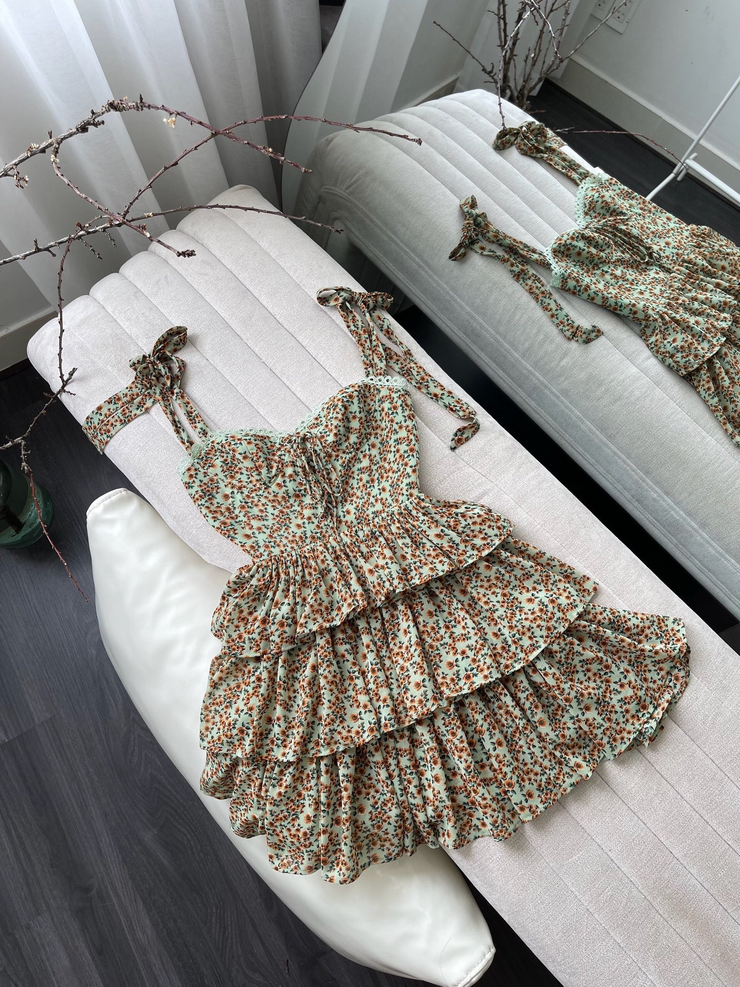 Ruffle Mini Dress