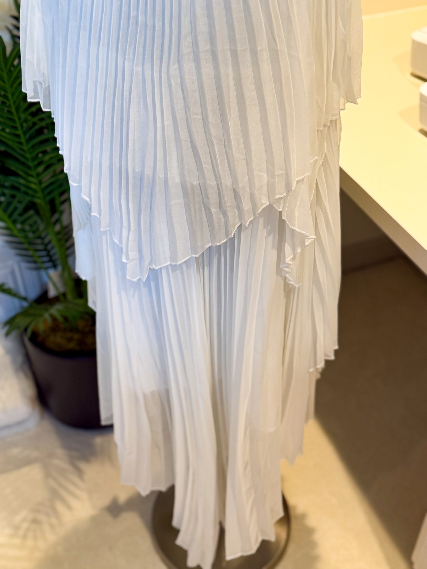 Pleated Maxi Dress