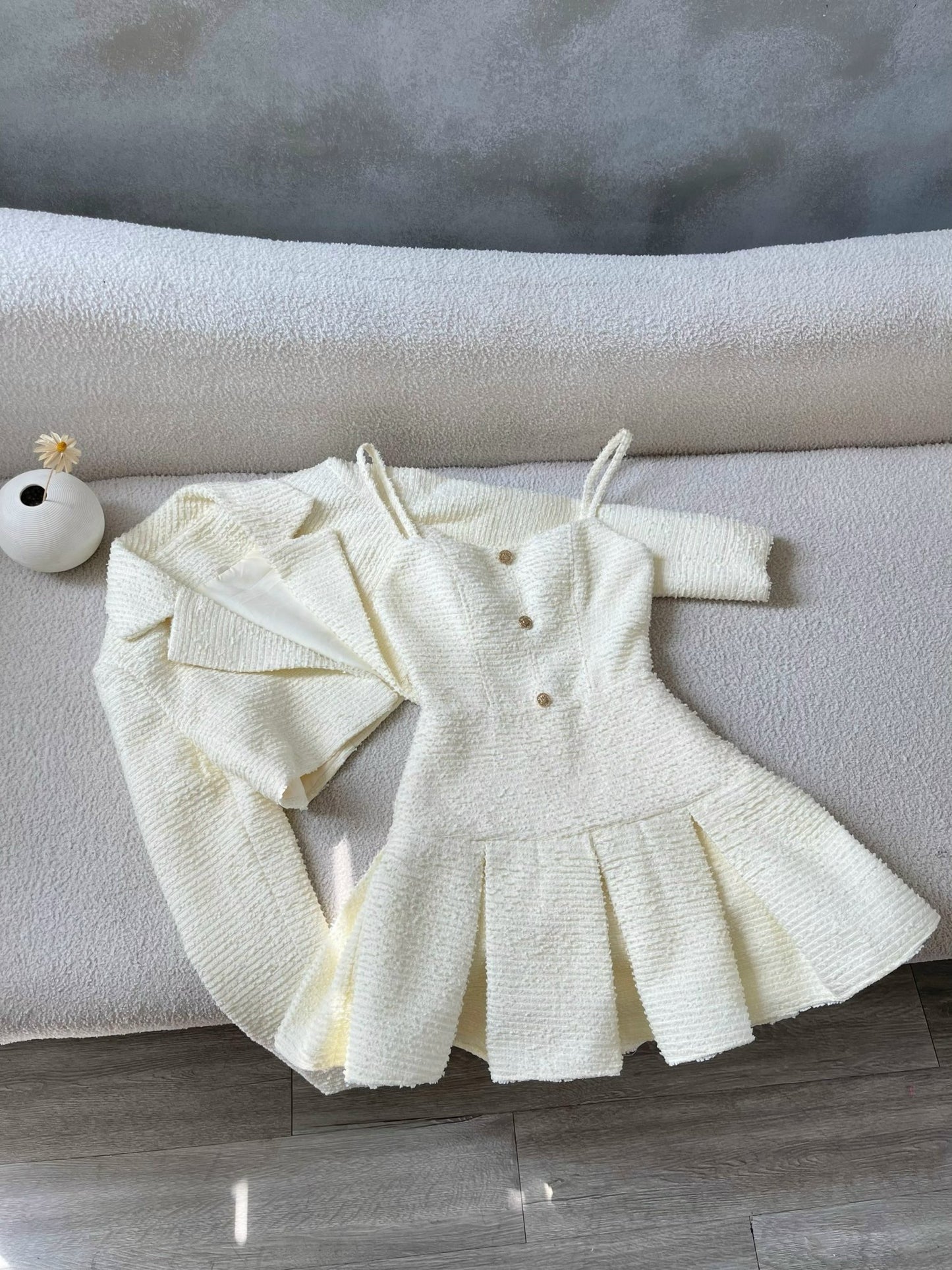 Tweed Blazer & Dress