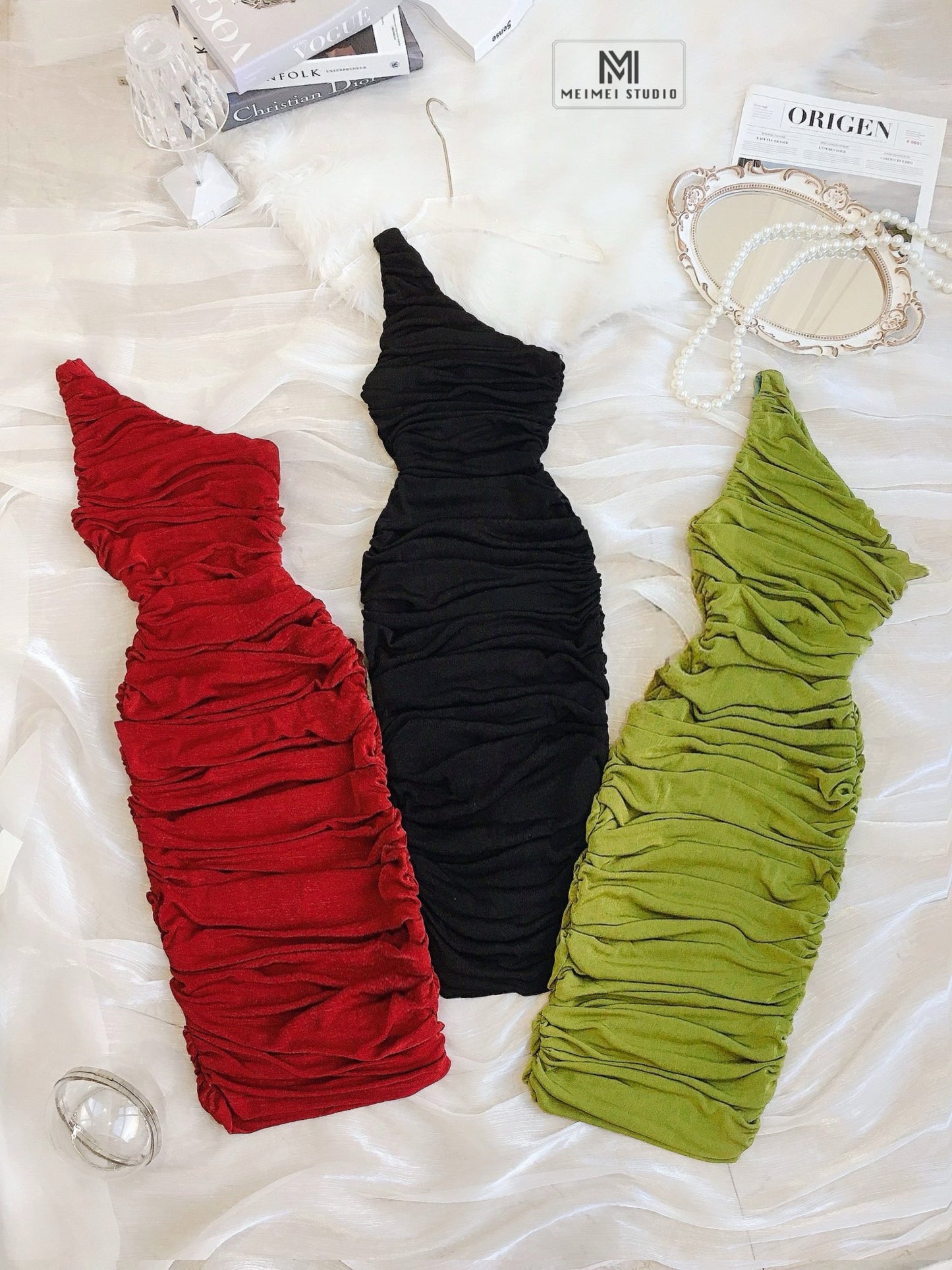 One Shoulder Mini Dress