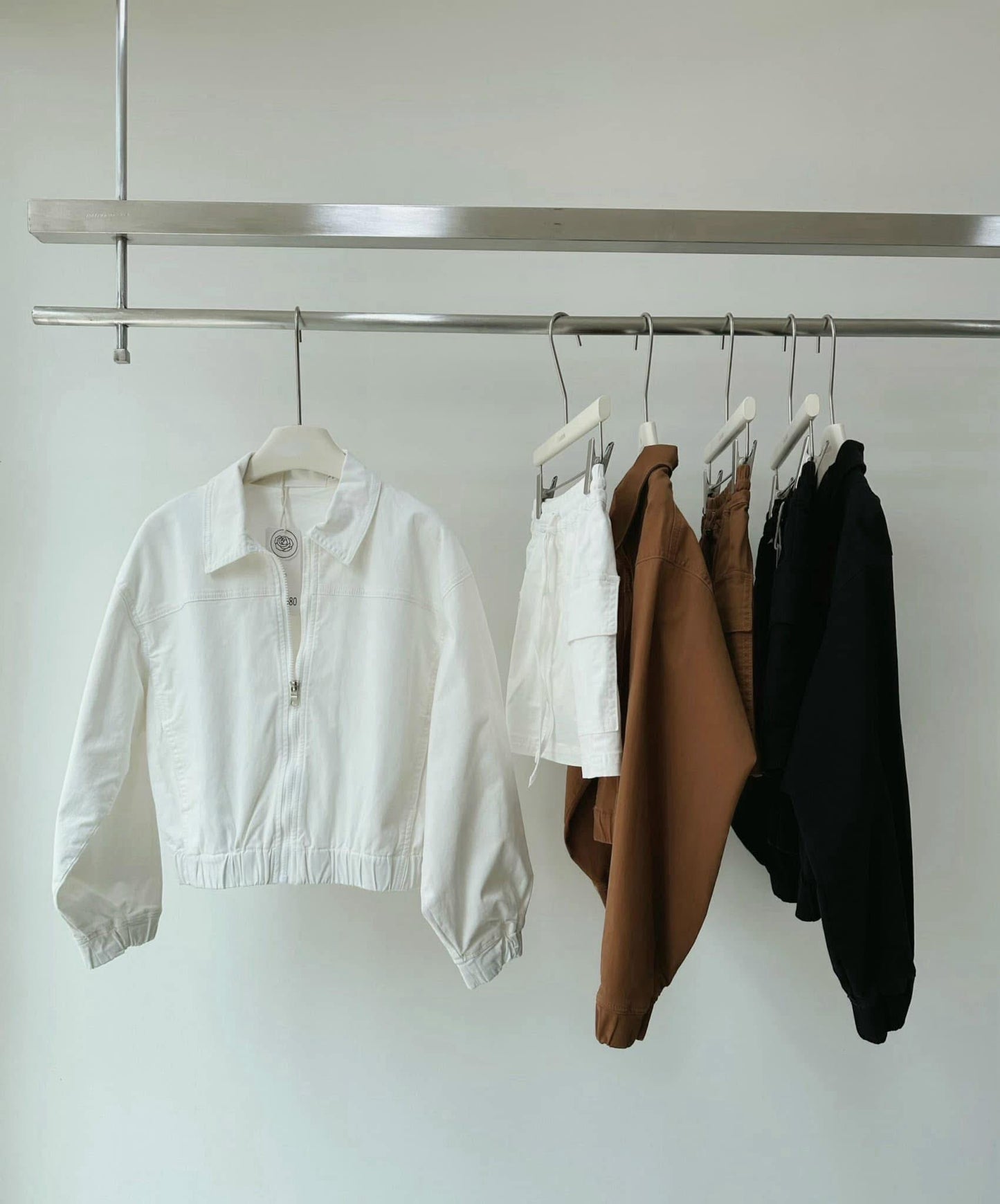 Khaki Jacket & Cargo Skort