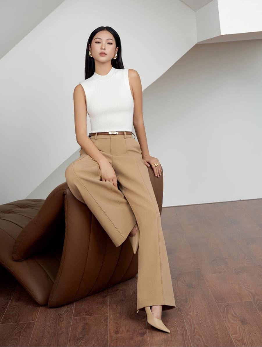 BASIC Wide-Leg Trouser