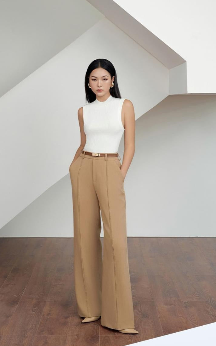 BASIC Wide-Leg Trouser