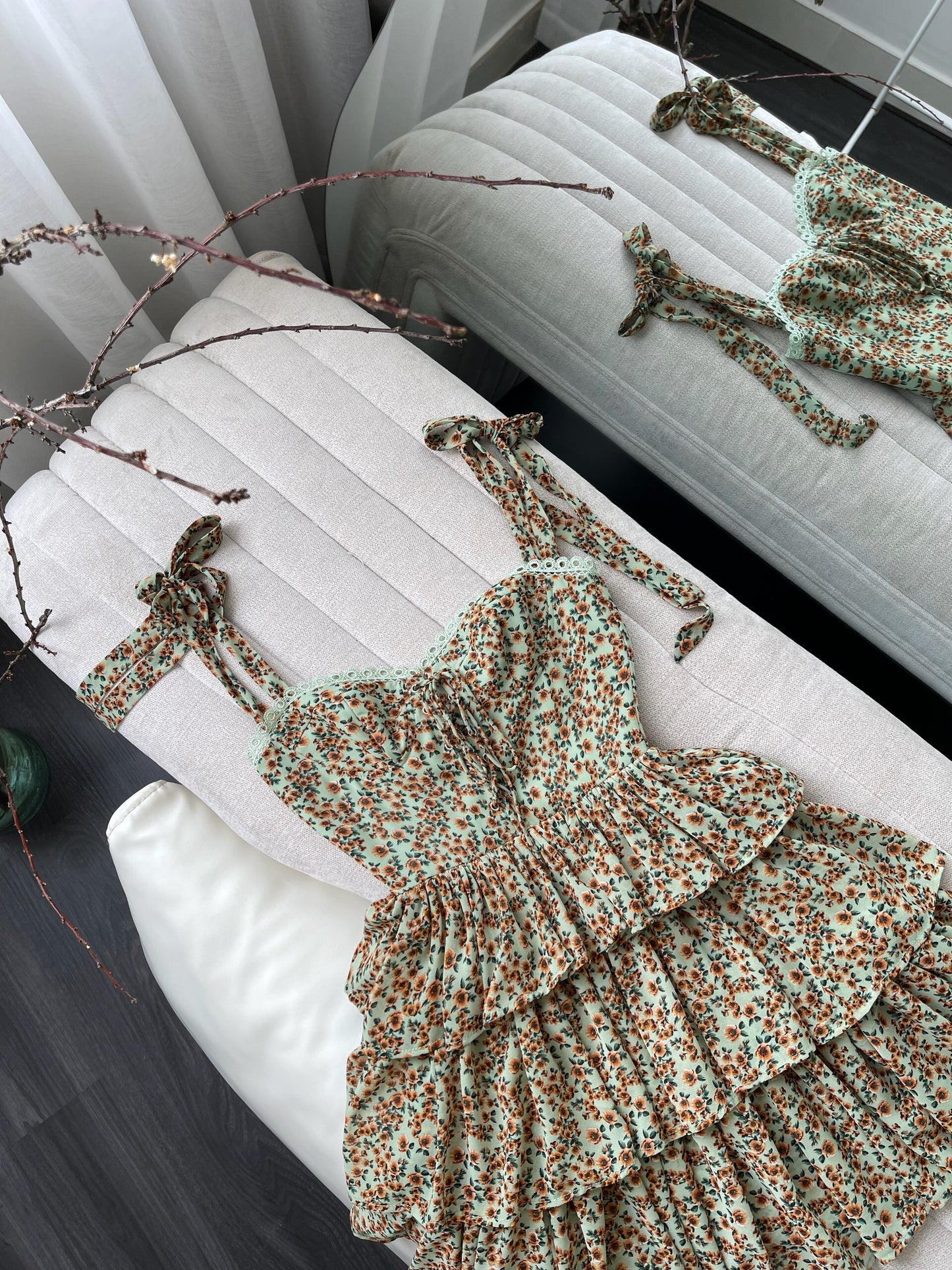 Ruffle Mini Dress