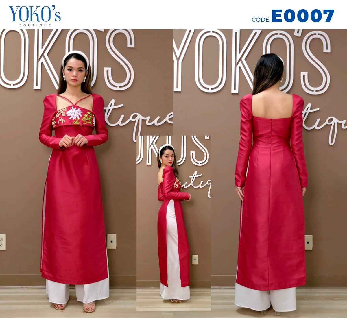 Vietnamese Modern Style Ao Dai