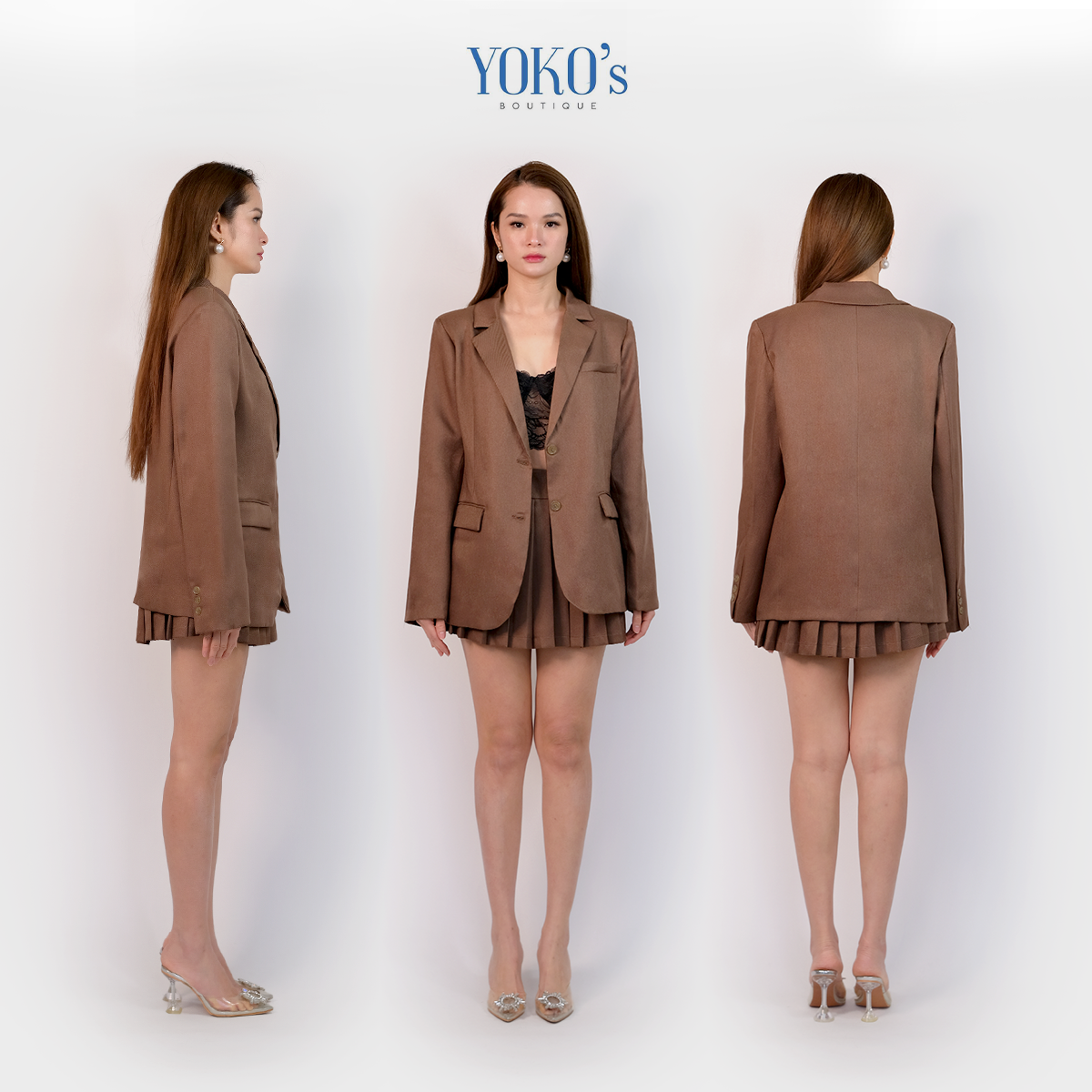 Dad Blazer & Pleated Skort