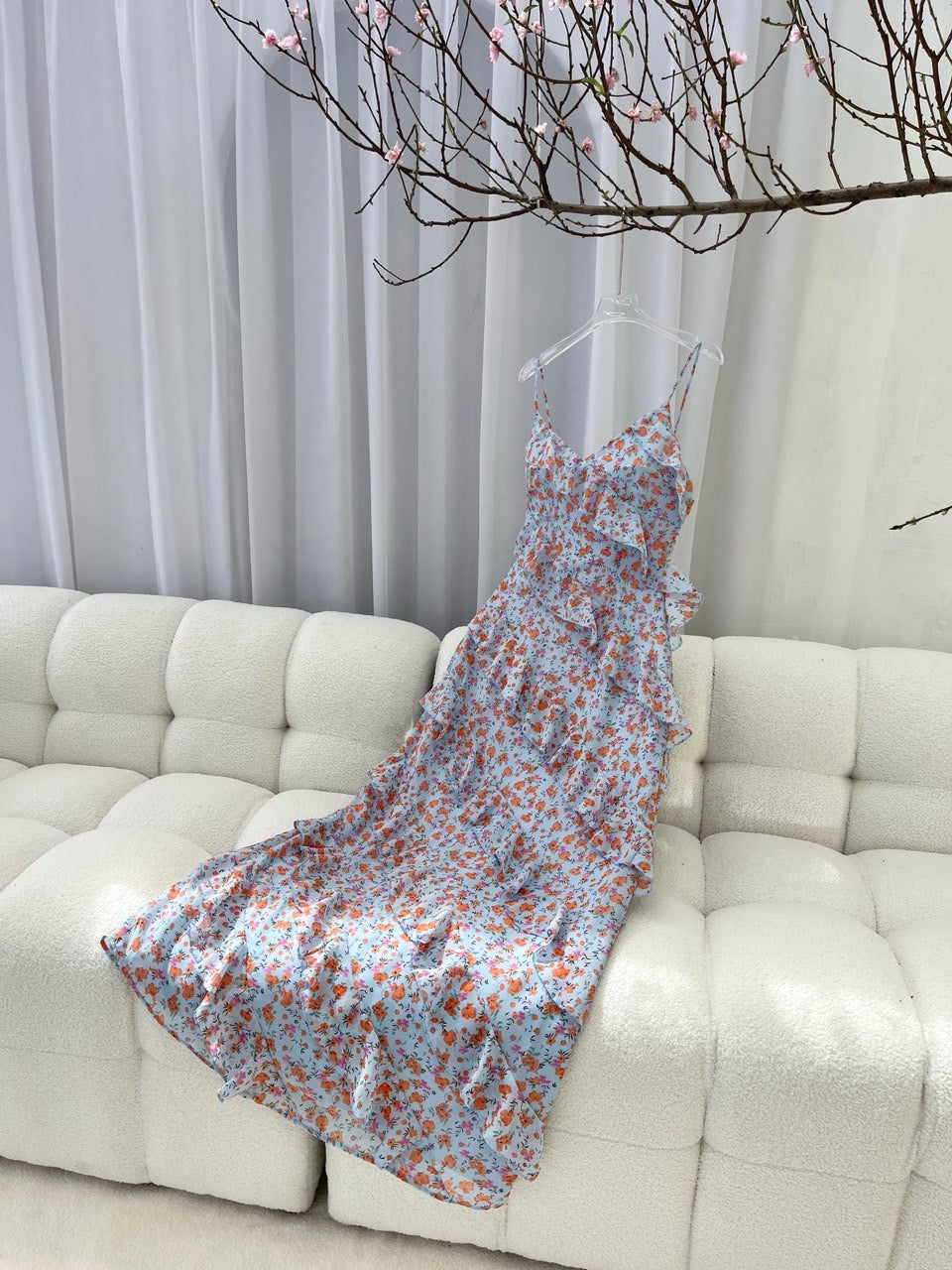 Ruffle Maxi Dress