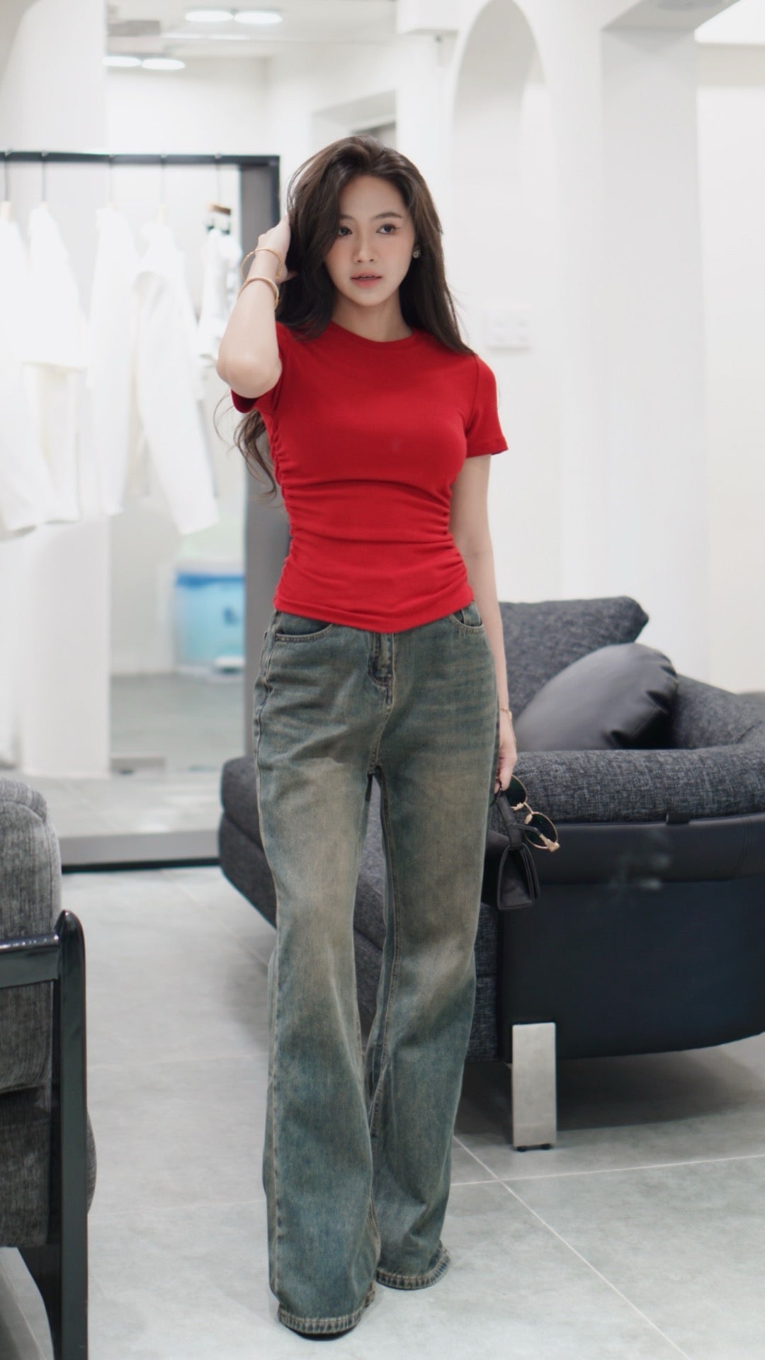 High Rise Vintage Flare Jean