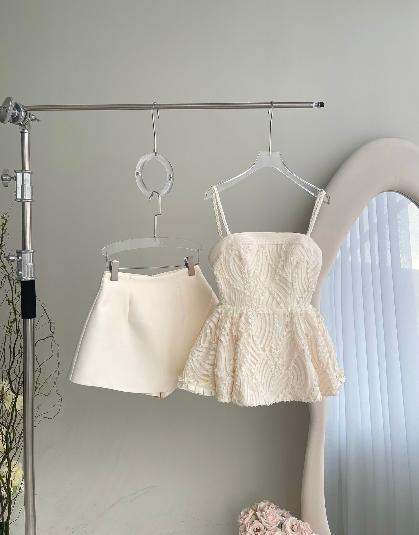 Backless top & short
