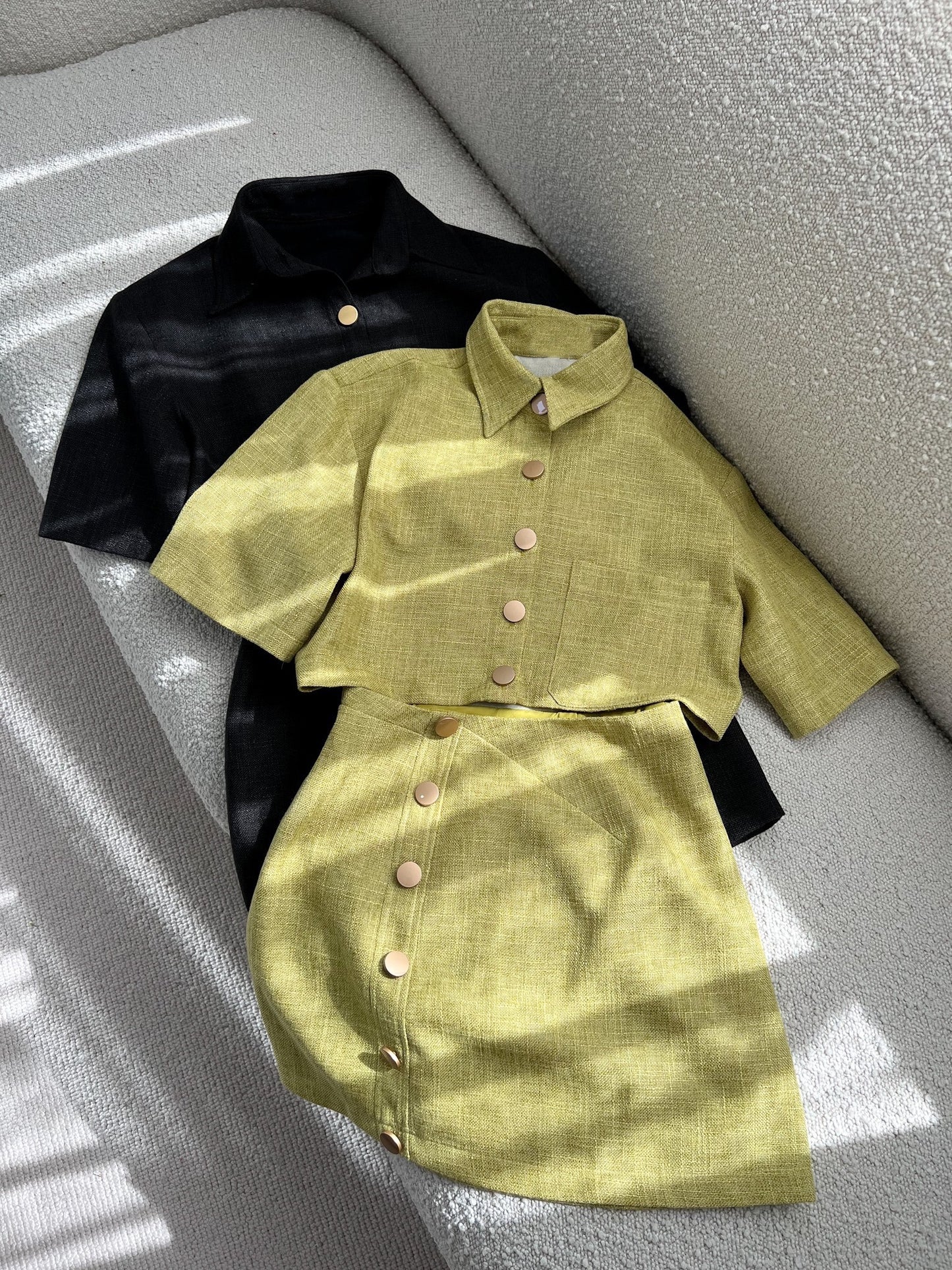 Button Down Mini Shirt Dress
