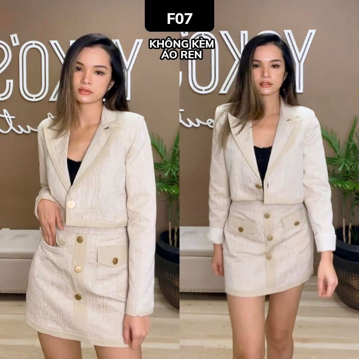 Cropped Blazer & Skort
