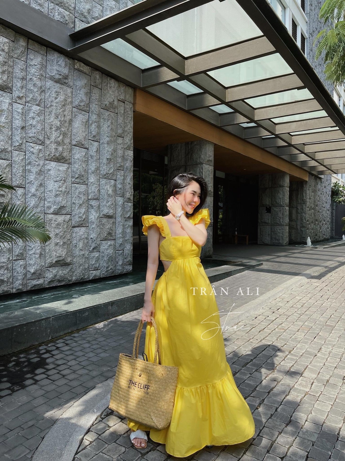 Open-back Maxi Dress