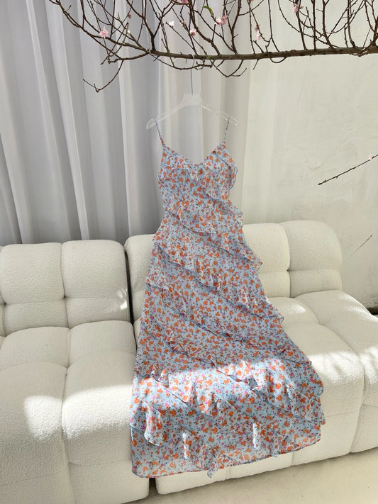 Ruffle Maxi Dress