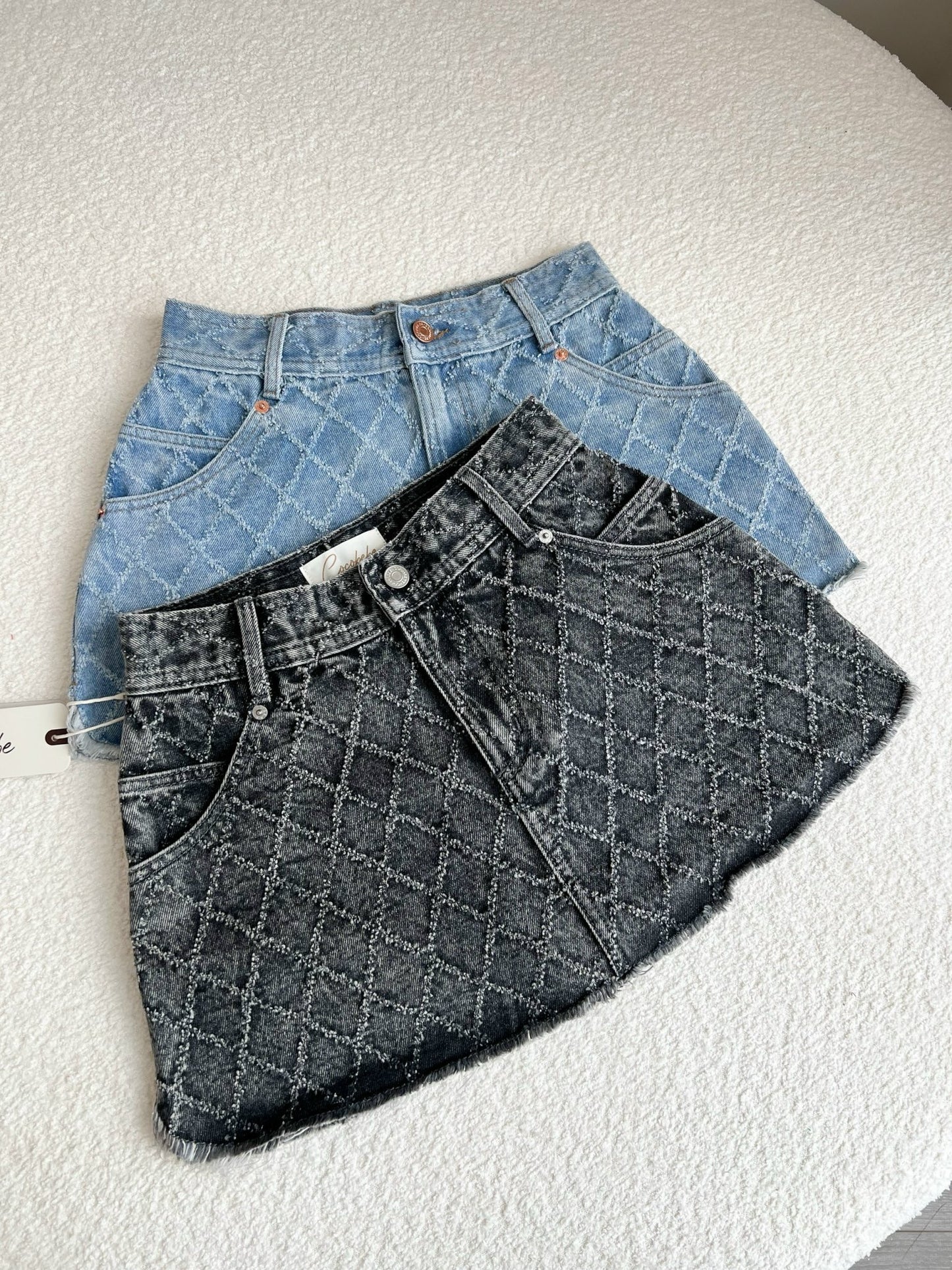 Iconic Mini Denim Skort