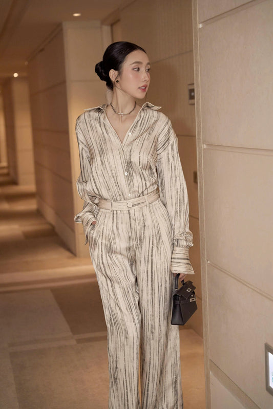Cocobebe Button up shirt & pants set