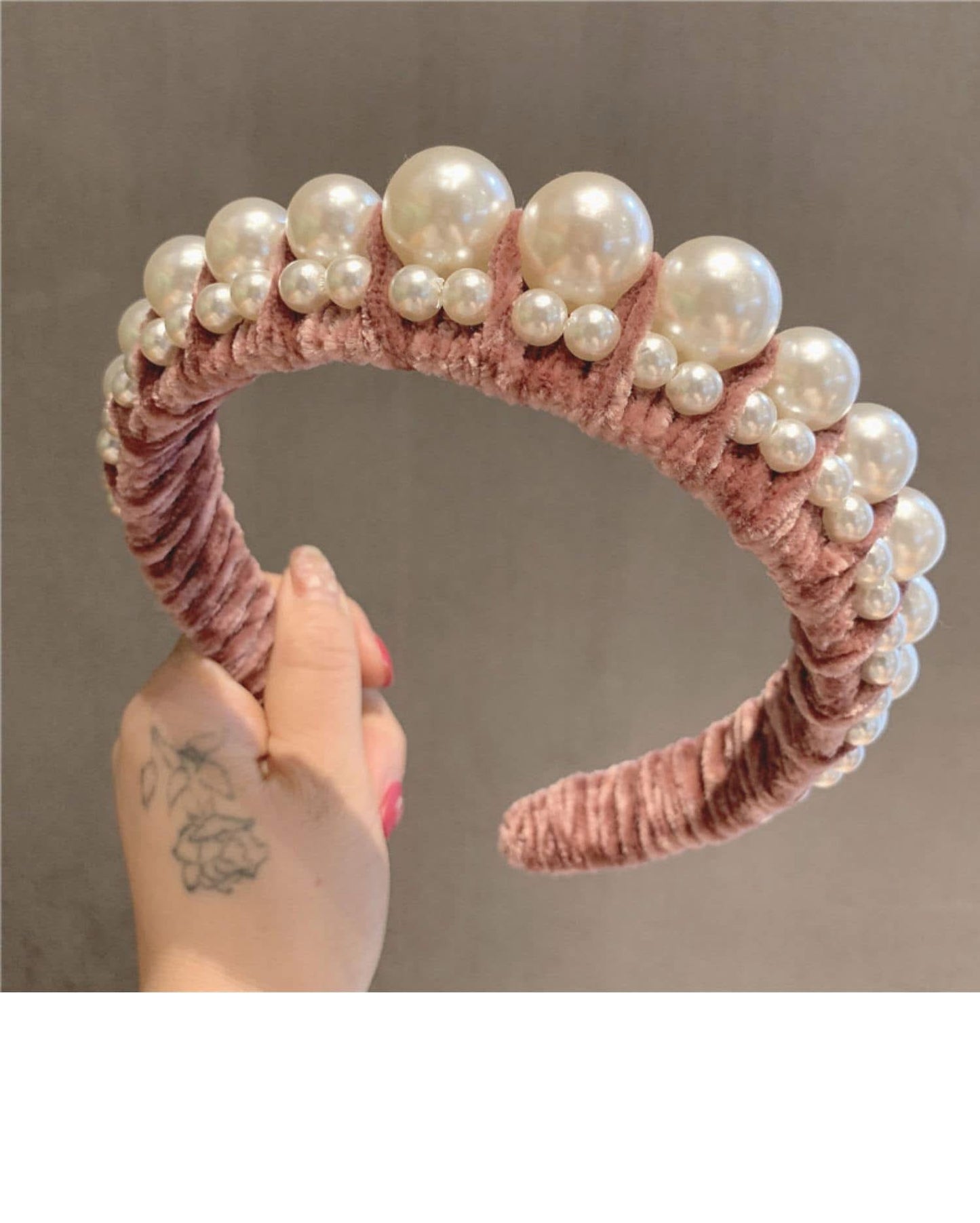 Faux Pearl Headband