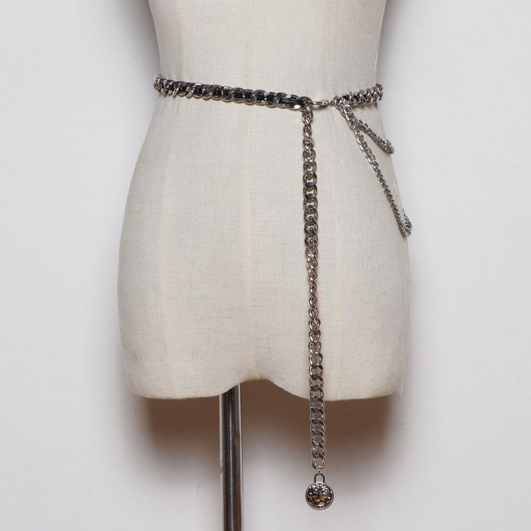 Leather Chain Belt