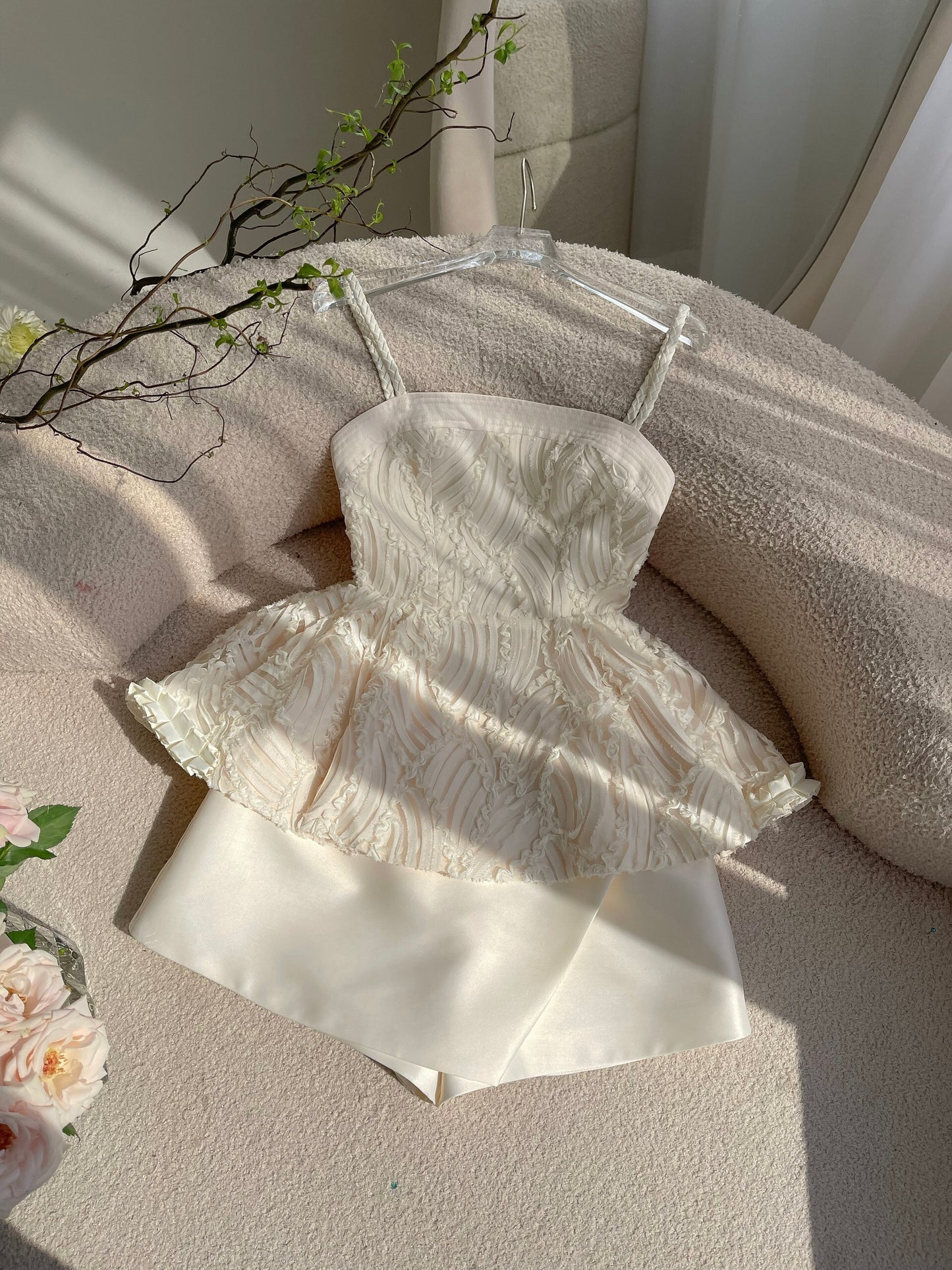 Backless top & short